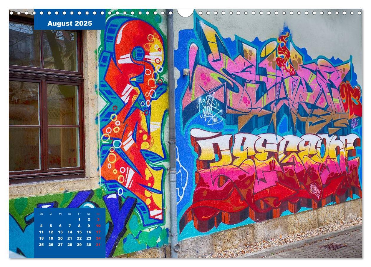 Bild: 9783435740277 | Graffiti (Wandkalender 2025 DIN A3 quer), CALVENDO Monatskalender