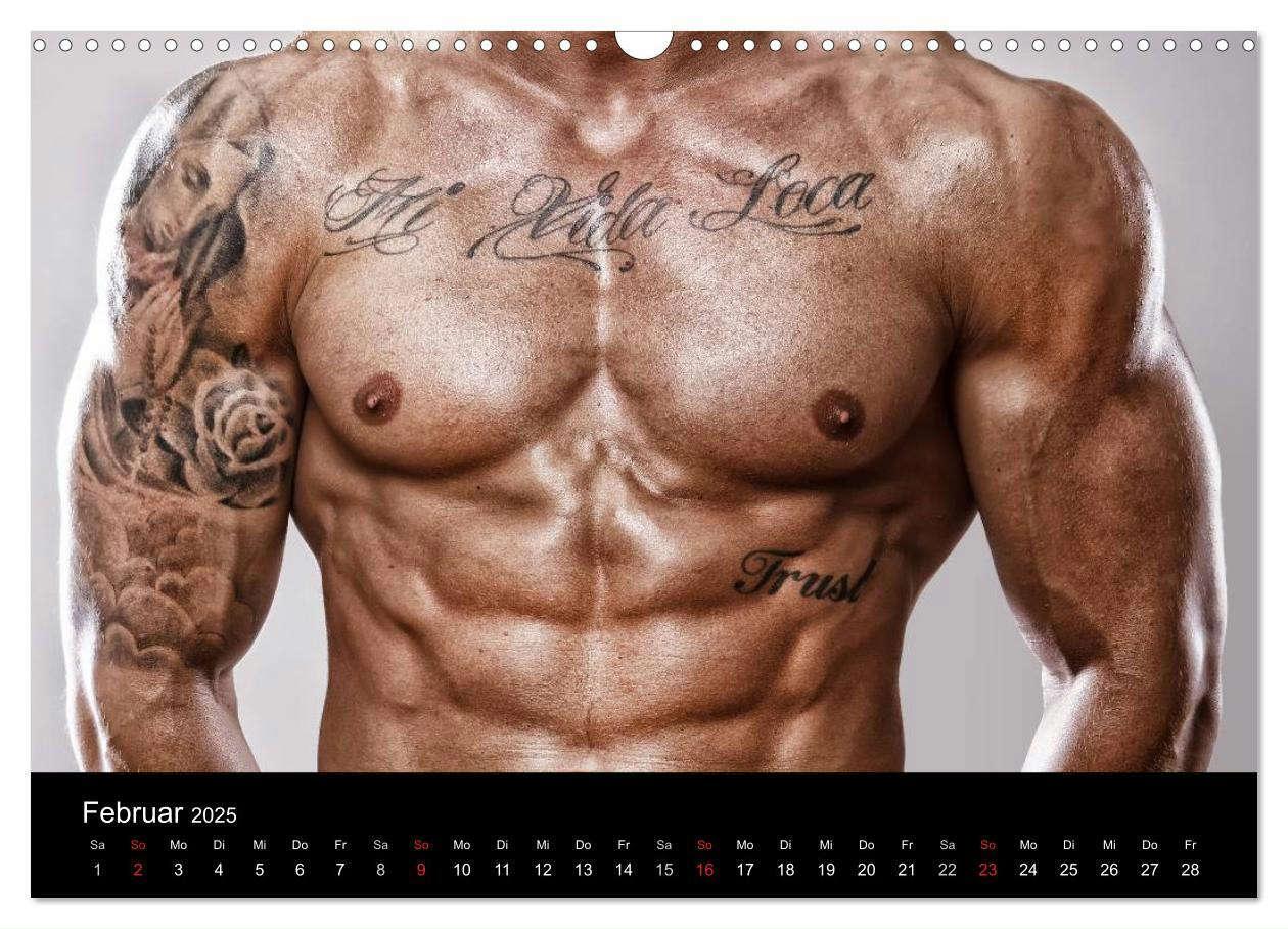 Bild: 9783435689248 | Männer - Erotische Gladiatoren (Wandkalender 2025 DIN A3 quer),...