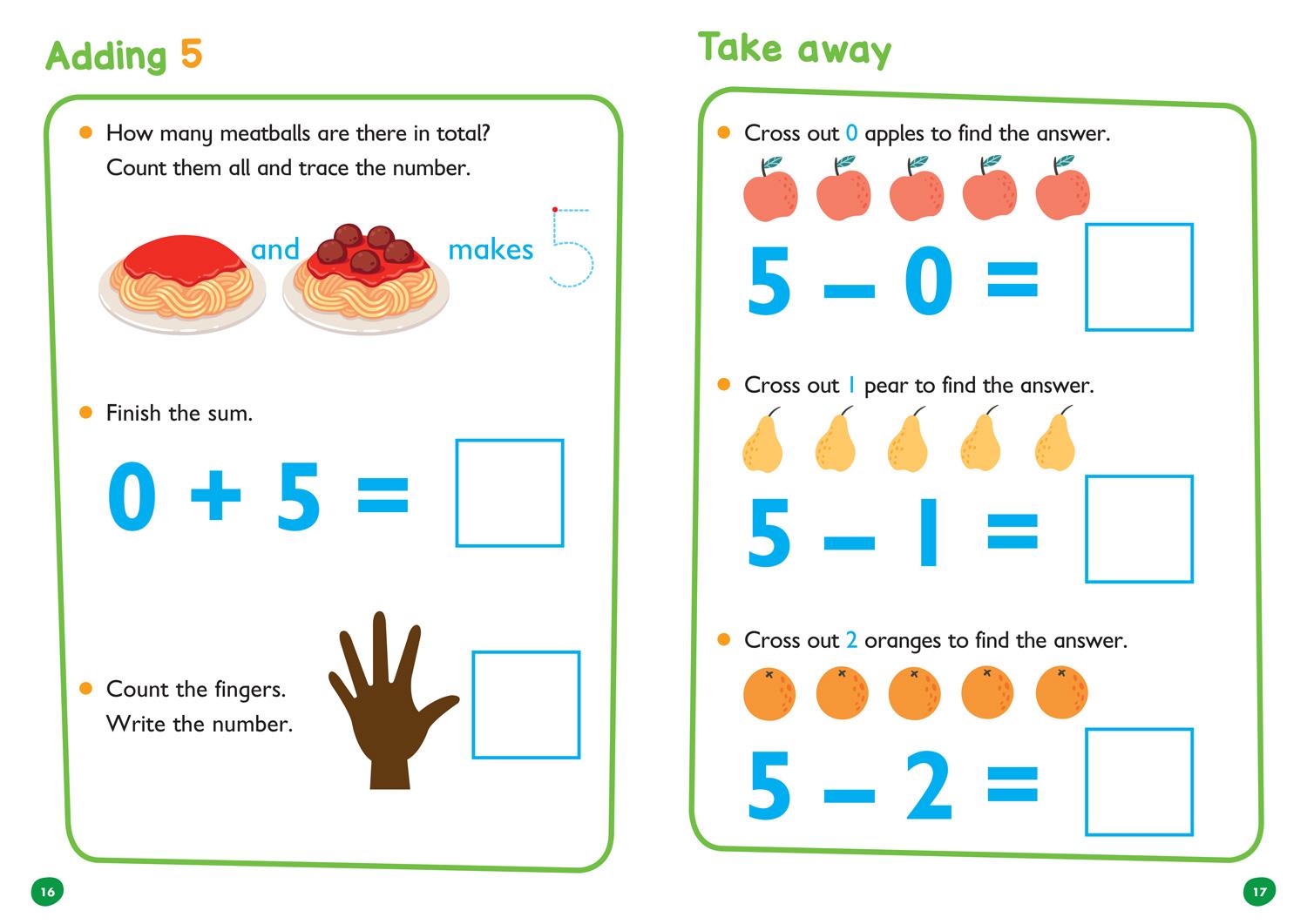 Bild: 9780008212940 | First Sums Age 3-5 Wipe Clean Activity Book | Ideal for Home Learning