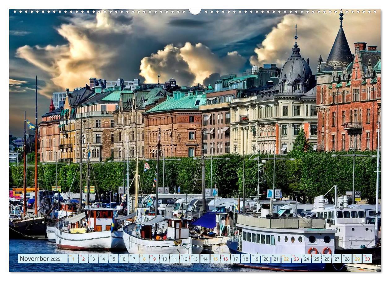 Bild: 9783435573219 | Stockholm - Venedig des Nordens (Wandkalender 2025 DIN A2 quer),...