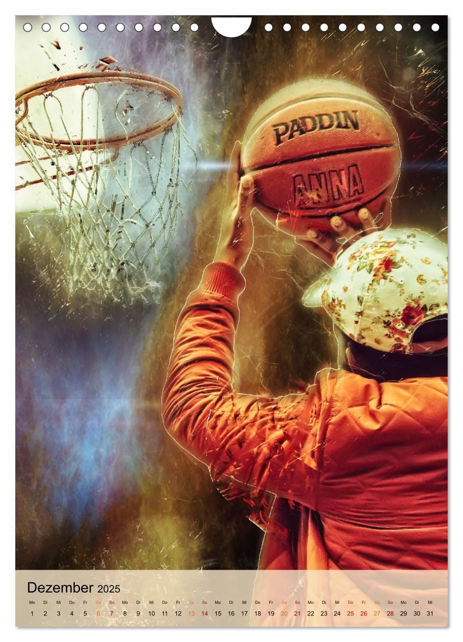 Bild: 9783435929818 | Basketball spektakulär (Wandkalender 2025 DIN A4 hoch), CALVENDO...