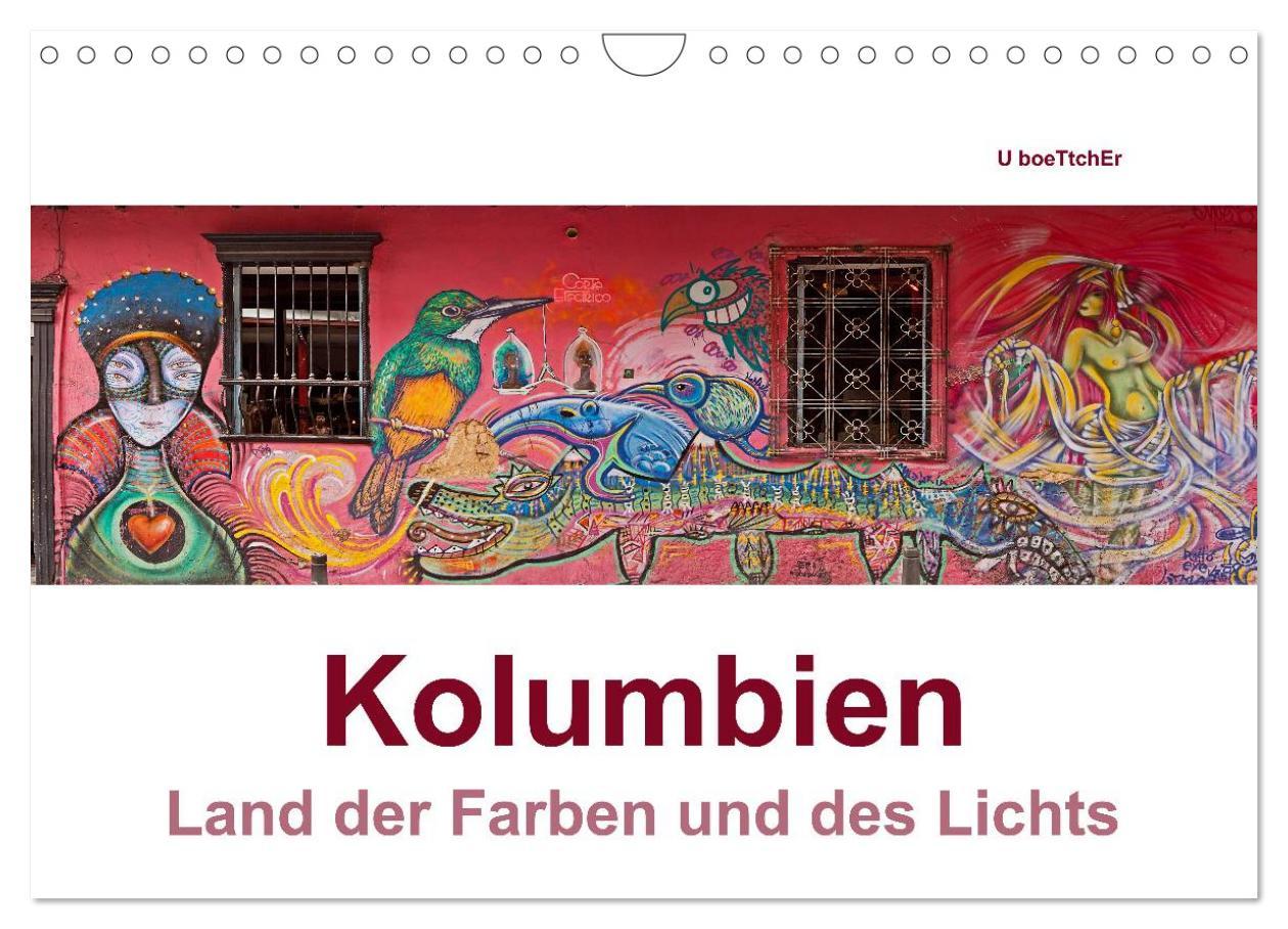 Cover: 9783435632343 | Kolumbien - Land der Farben und des Lichts (Wandkalender 2025 DIN...