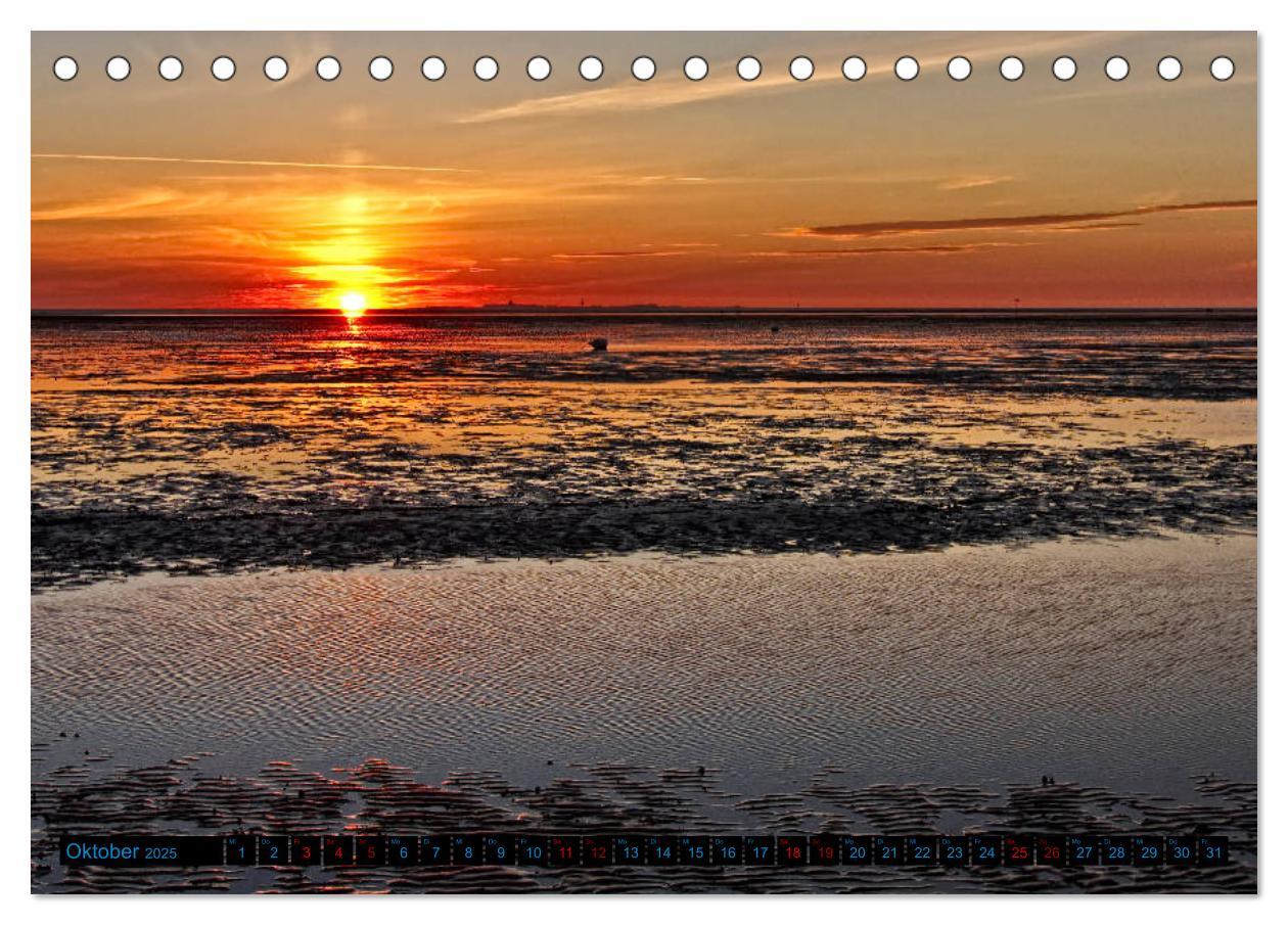 Bild: 9783435416226 | Sonnenuntergänge, an der Nordseeküste vor Cuxhaven (Tischkalender...