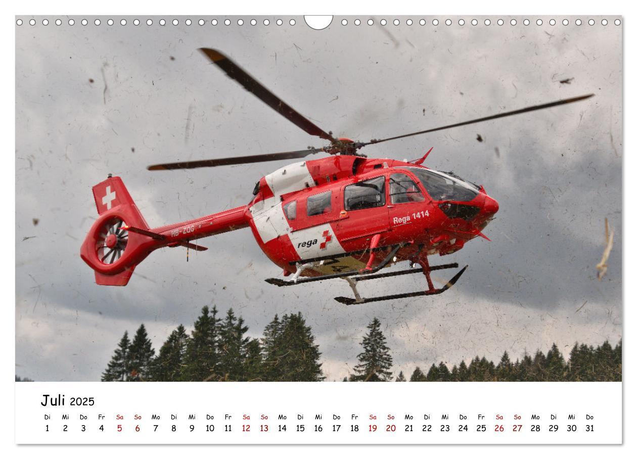 Bild: 9783457235560 | Die beeindruckende Welt der Hubschrauber (Wandkalender 2025 DIN A3...