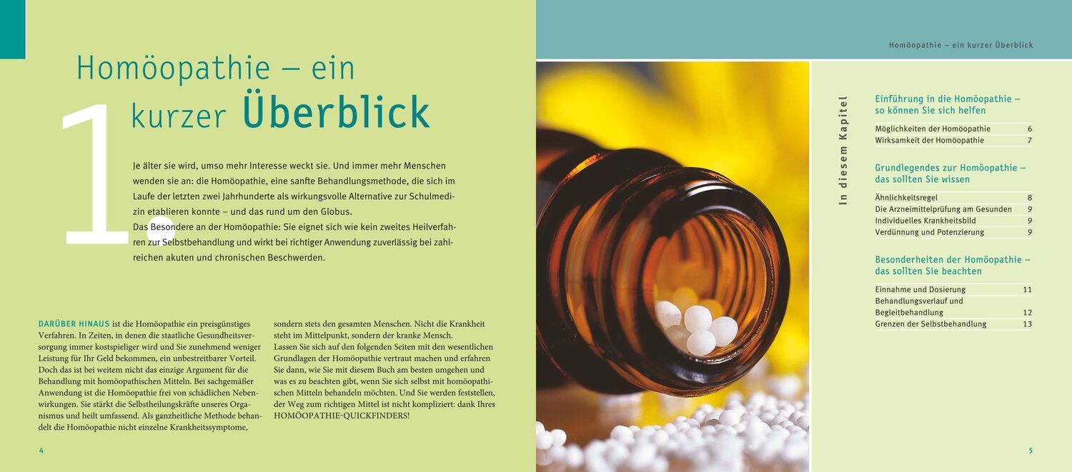 Bild: 9783833865121 | Quickfinder Homöopathie | Markus Wiesenauer | Taschenbuch | 152 S.