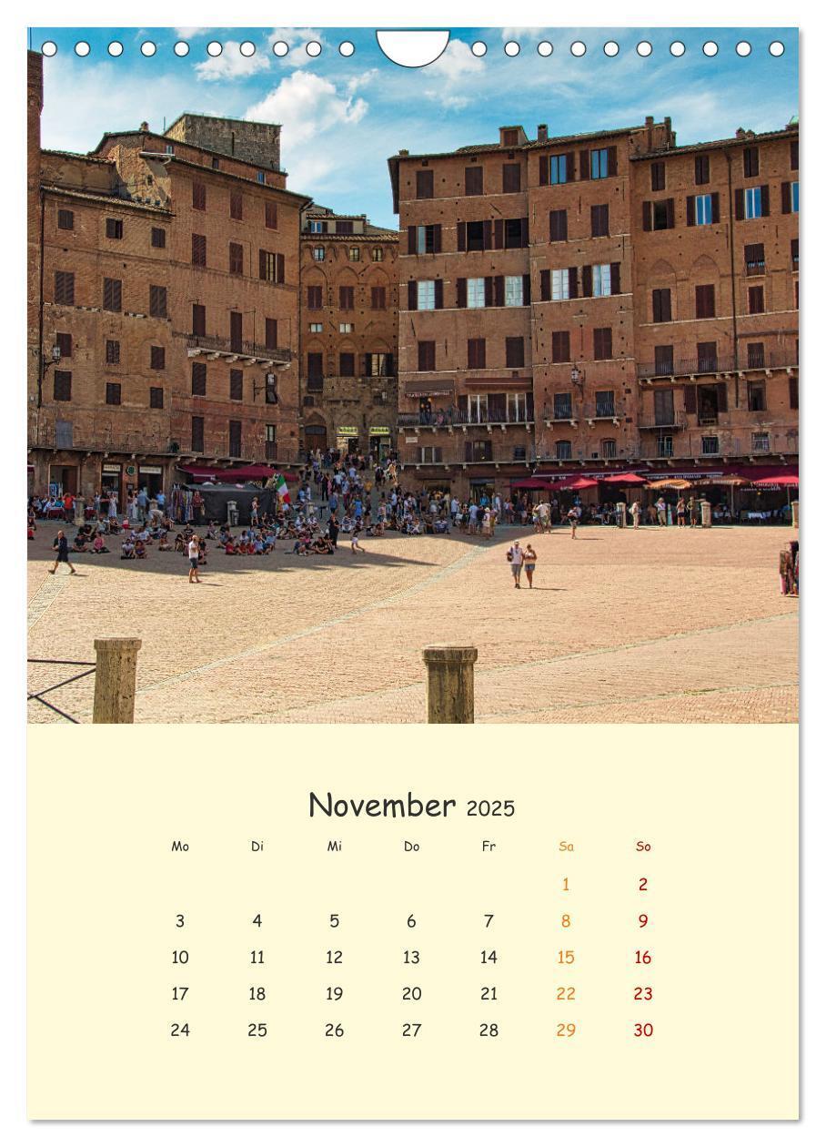 Bild: 9783435887361 | Siena - Impressionen (Wandkalender 2025 DIN A4 hoch), CALVENDO...