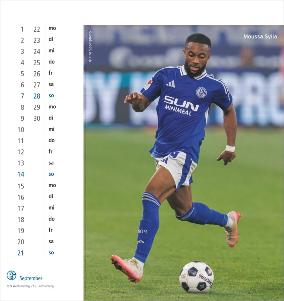 Bild: 9783756409211 | Schalke 04 Postkartenkalender 2025 | Kalender | Spiralbindung | 13 S.