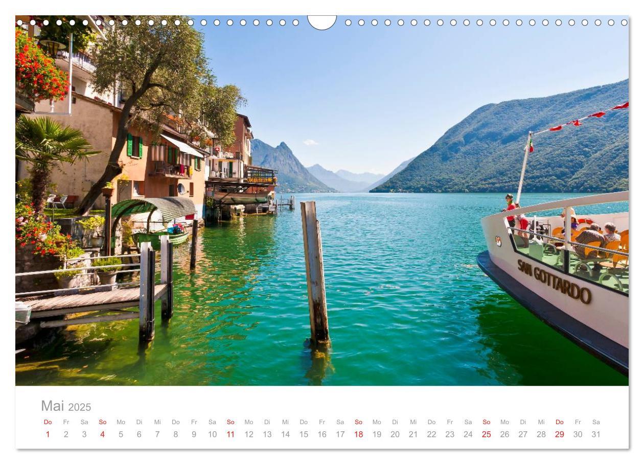 Bild: 9783435685554 | TESSIN Werner Dieterich (Wandkalender 2025 DIN A3 quer), CALVENDO...