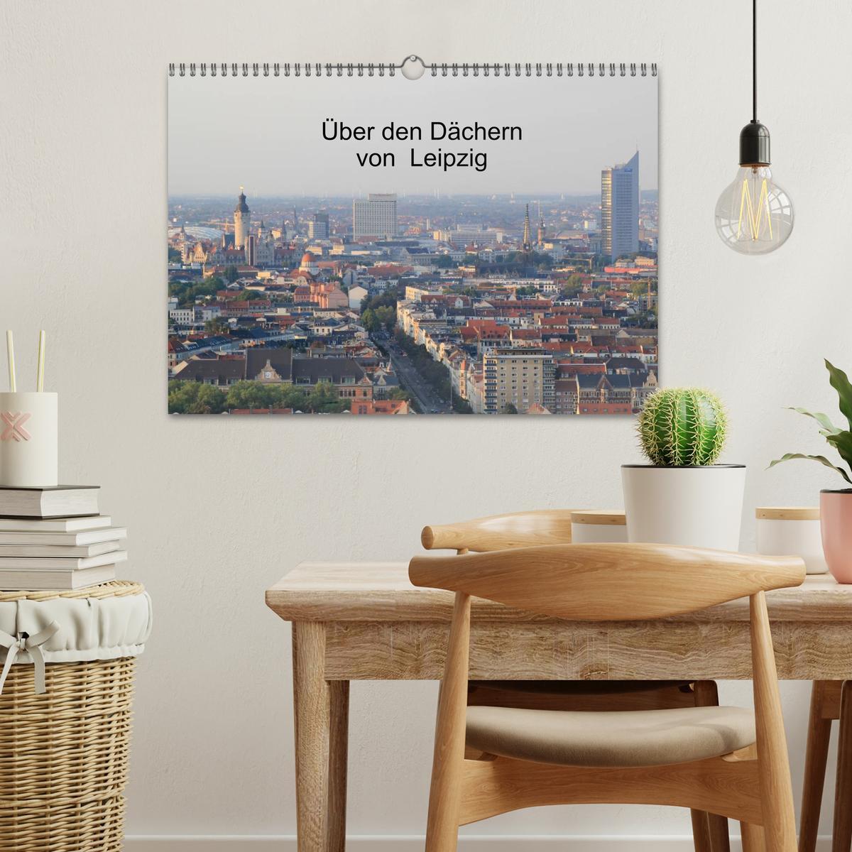 Bild: 9783435654574 | Über den Dächern von Leipzig (Wandkalender 2025 DIN A3 quer),...