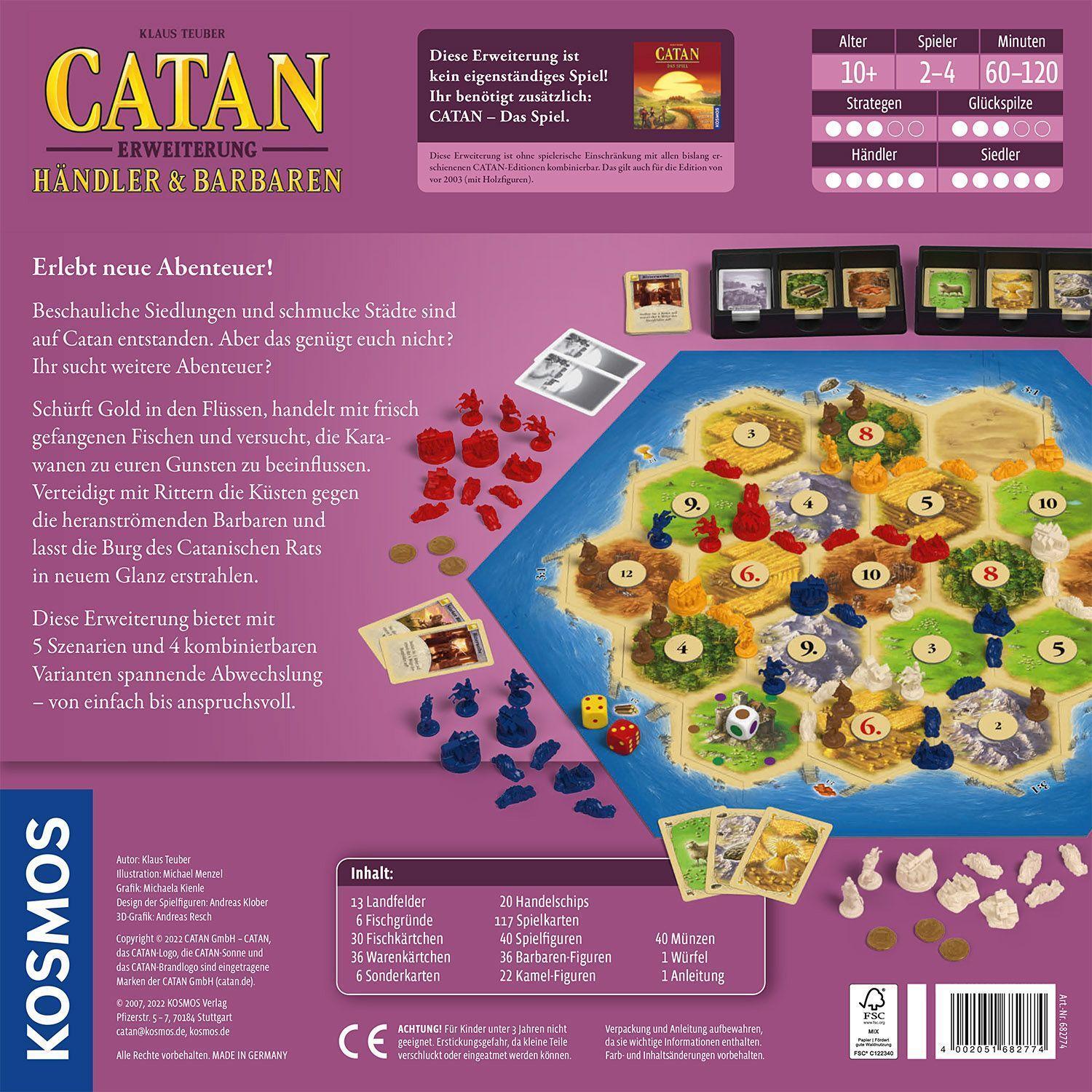 Bild: 4002051682774 | CATAN - Erweiterung - Händler & Barbaren | Klaus Teuber | Spiel | 2022