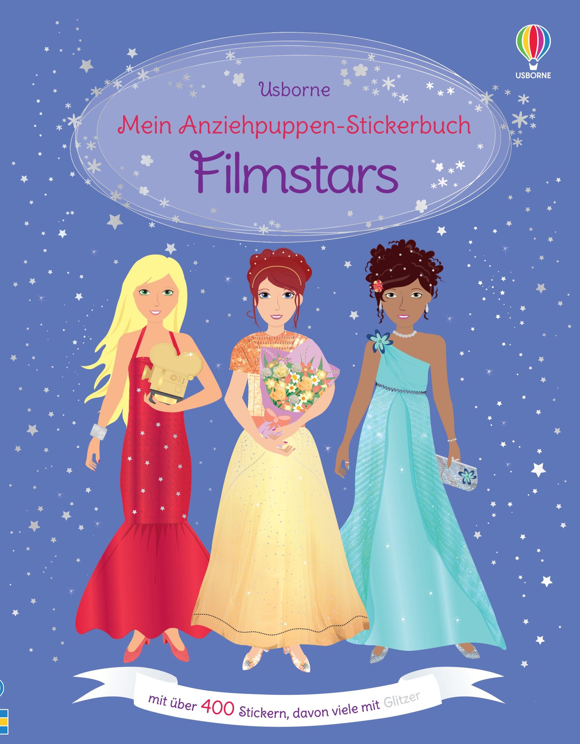 Cover: 9781035701599 | Mein Anziehpuppen-Stickerbuch: Filmstars | Fiona Watt | Taschenbuch