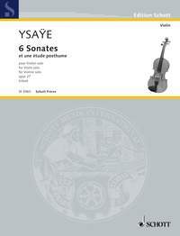 Cover: 9790543501683 | 6 Sonates op. 27 | et une etude posthume | Buch | Schott Music