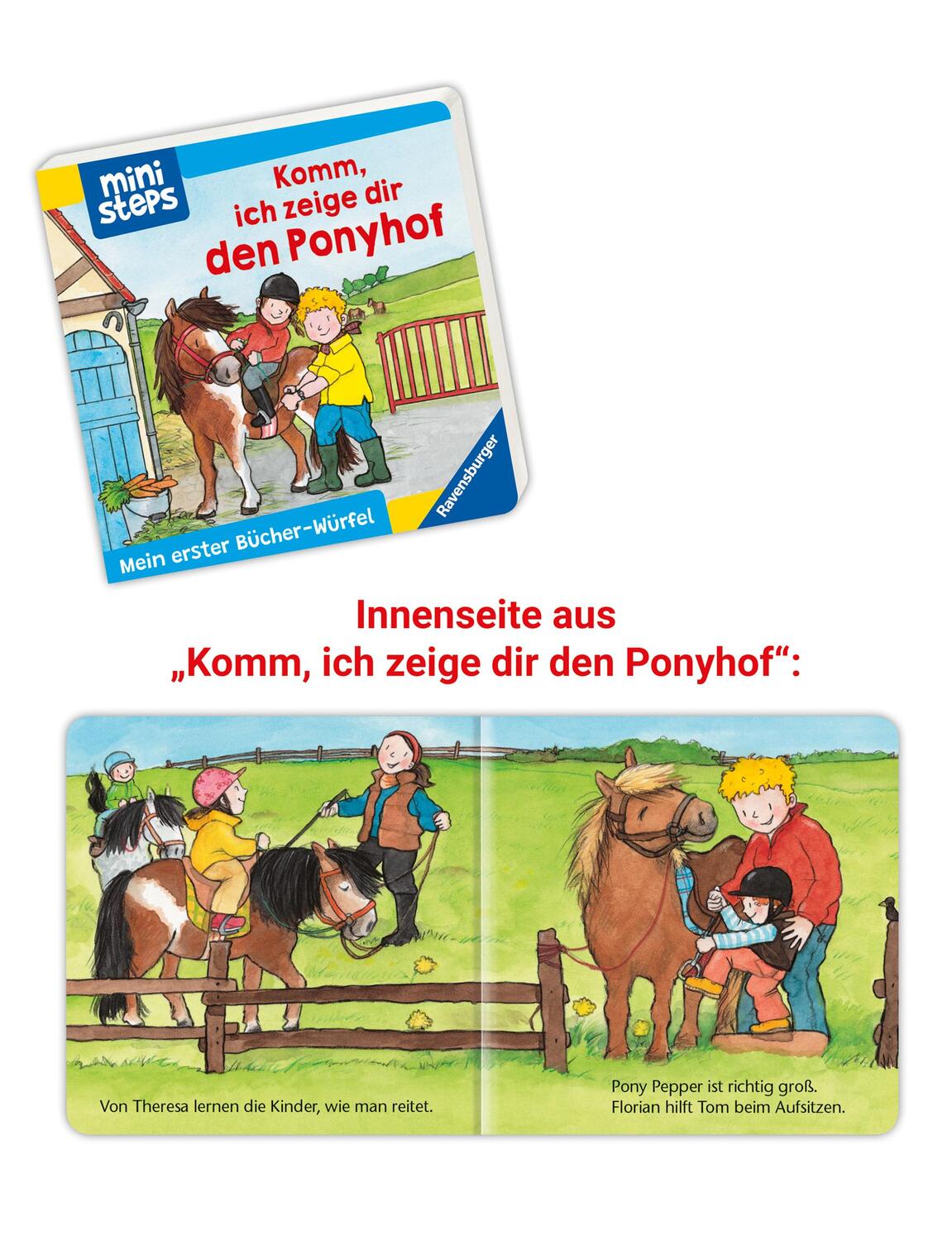 Bild: 9783473302840 | ministeps: Mein erster Bücher-Würfel: Kita, Zoo und Feuerwehr...