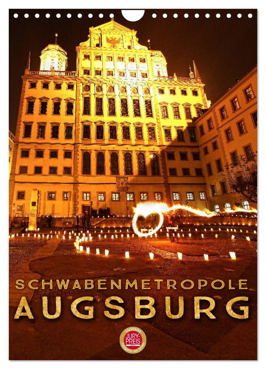 Cover: 9783457043233 | Schwabenmetropole Augsburg (Wandkalender 2025 DIN A4 hoch),...