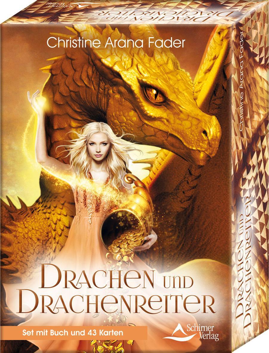 Cover: 9783843491983 | Drachen und Drachenreiter | - Set mit Buch und 43 Karten | Fader