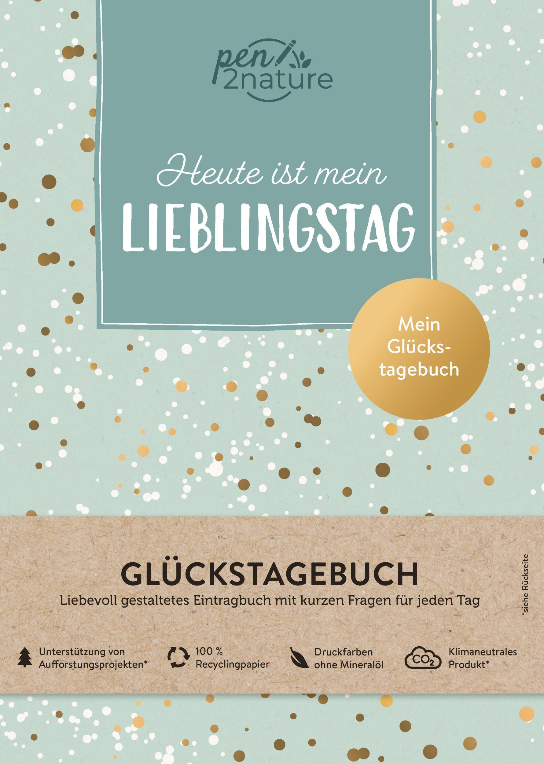 Cover: 9783987640612 | Heute ist mein Lieblingstag . Mein Glückstagebuch . Journal in A5,...