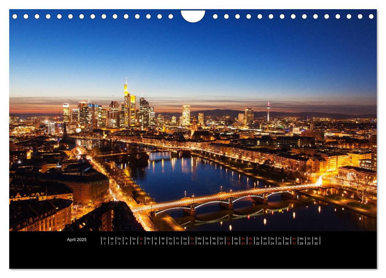 Bild: 9783435677931 | Frankfurt (Wandkalender 2025 DIN A4 quer), CALVENDO Monatskalender