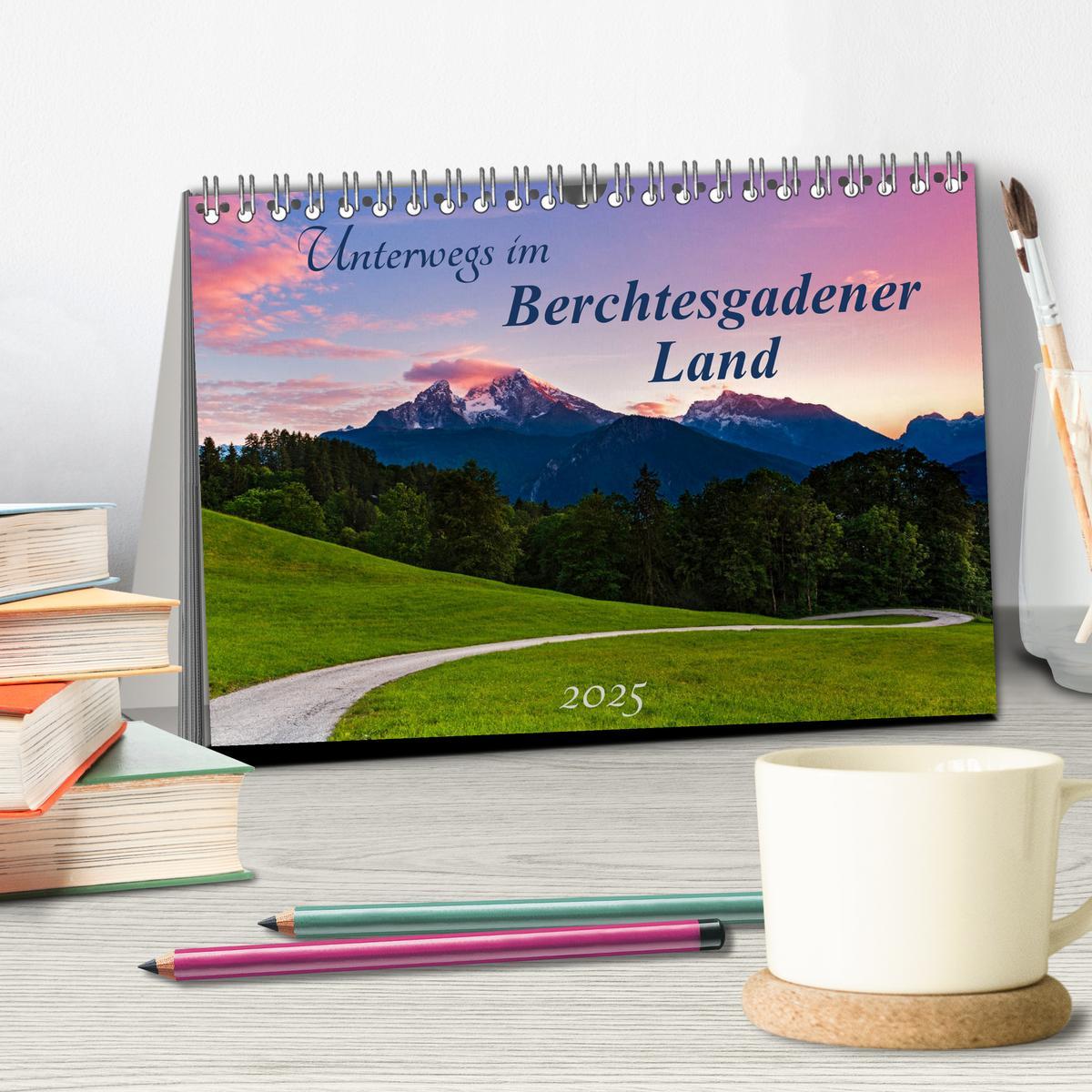 Bild: 9783435451272 | Unterwegs im Berchtesgadener Land 2025 (Tischkalender 2025 DIN A5...