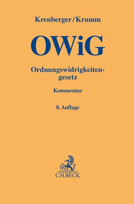 Cover: 9783406811593 | Ordnungswidrigkeitengesetz | Kommentar | Joachim Bohnert (u. a.)