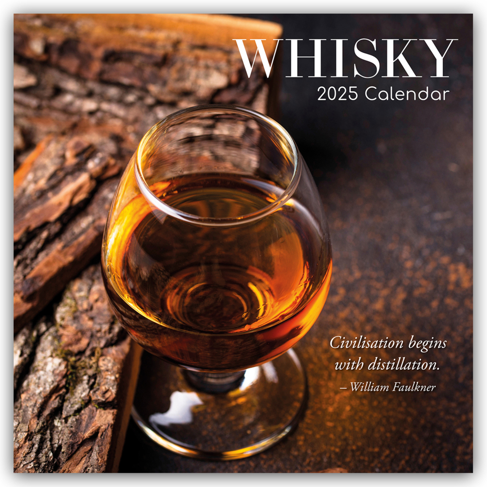 Cover: 9781835362549 | Whisky 2025 - 16-Monatskalender | The Gifted Stationery Co. Ltd | 2025