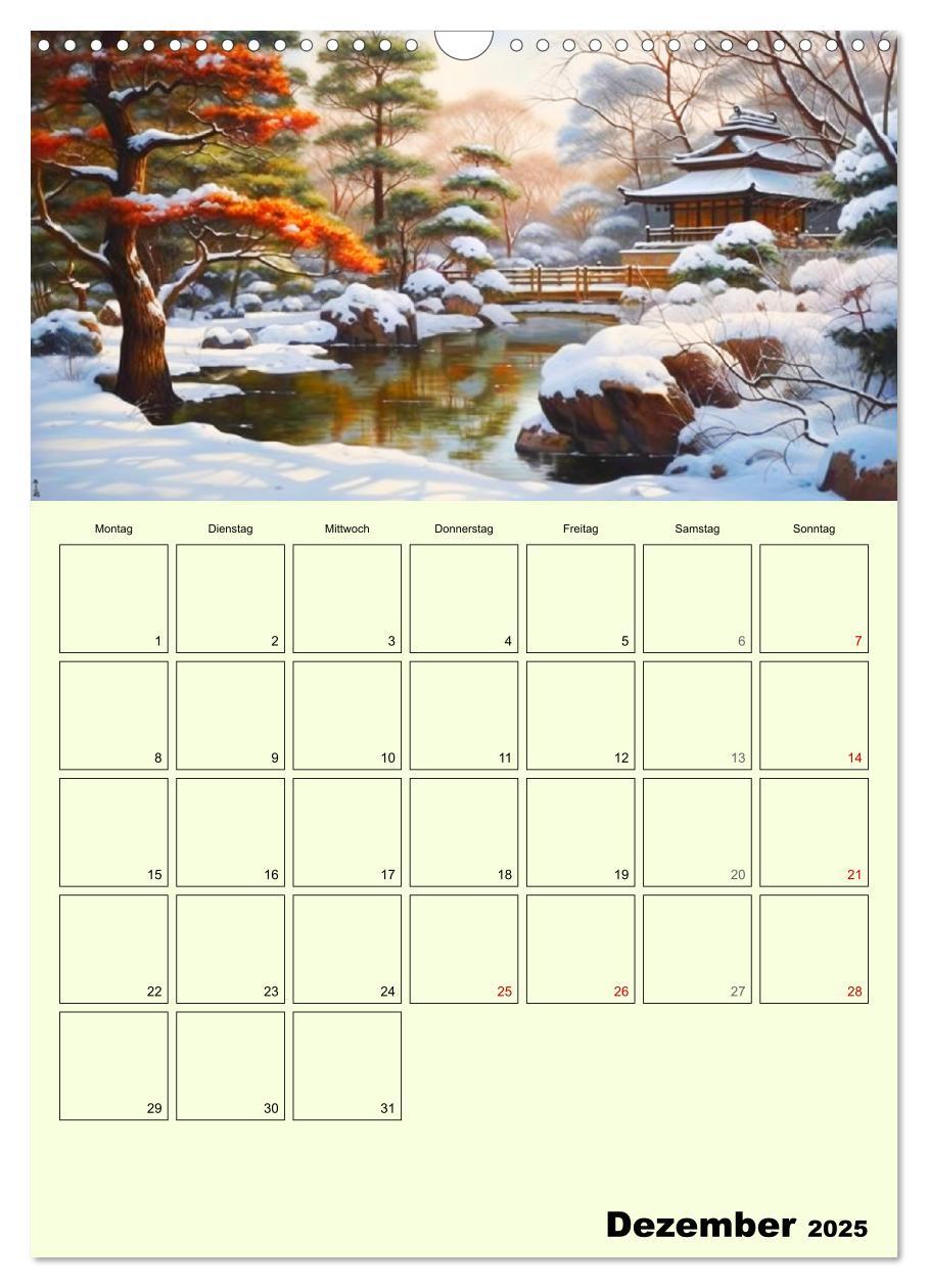 Bild: 9783435869381 | Im japanischen Garten. Zauberhafte Illustrationen (Wandkalender...