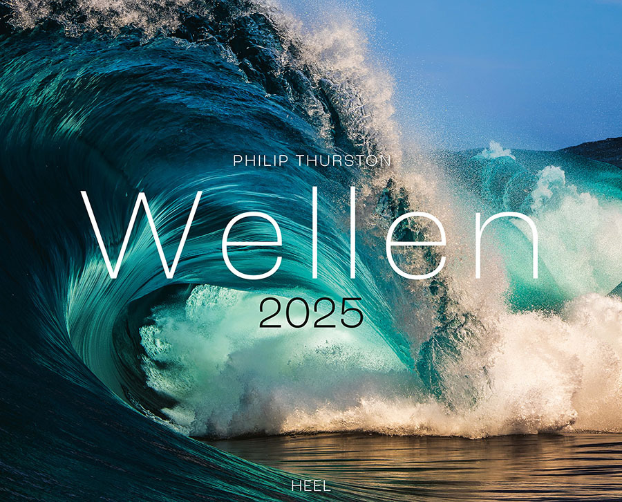 Cover: 9783966648028 | Wellen Kalender 2025: Meeres- und Wasser-Fotografie XXL Premium...