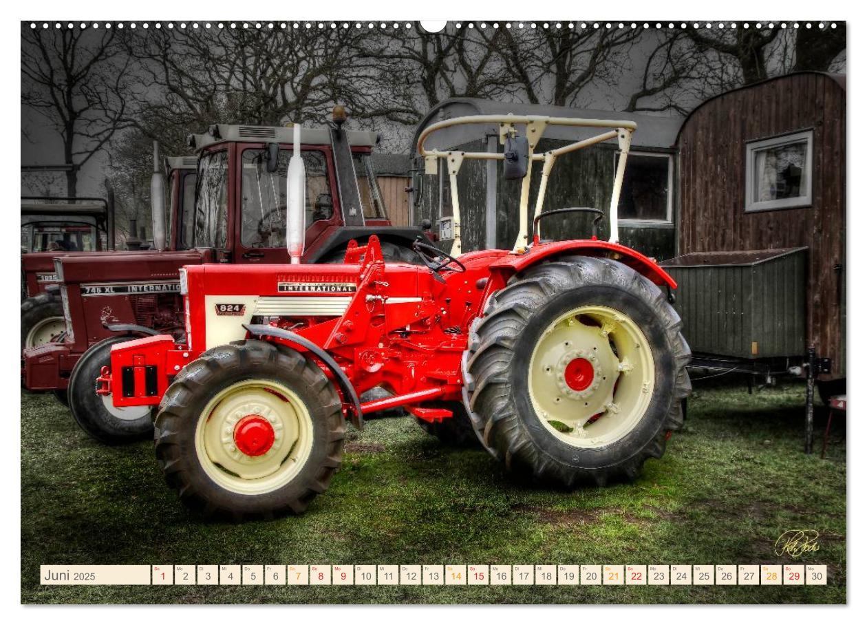 Bild: 9783435609109 | Oldtimer - Traktoren für Liebhaber (Wandkalender 2025 DIN A2 quer),...