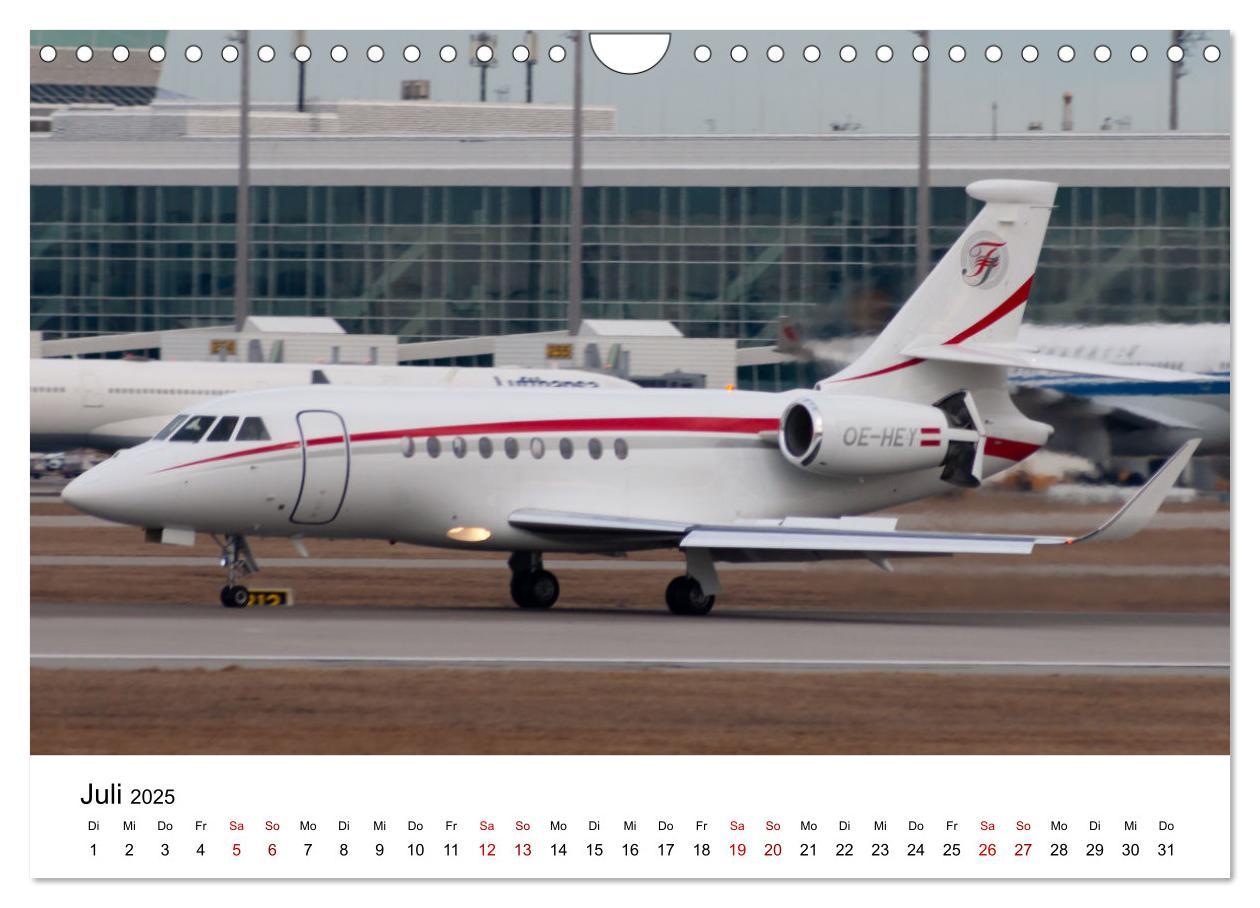 Bild: 9783457220283 | Die Welt der Privatjets (Wandkalender 2025 DIN A4 quer), CALVENDO...