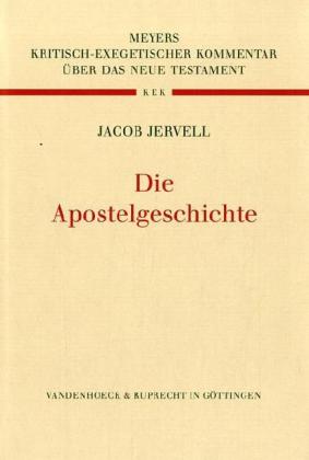 Cover: 9783525516270 | Die Apostelgeschichte | Jacob Jervell | Buch | 635 S. | Deutsch | 1998