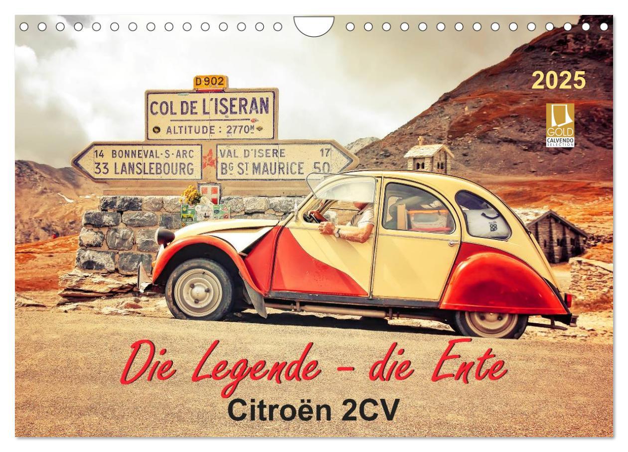 Cover: 9783435480104 | Die Legende - die Ente, Citroën 2CV (Wandkalender 2025 DIN A4...