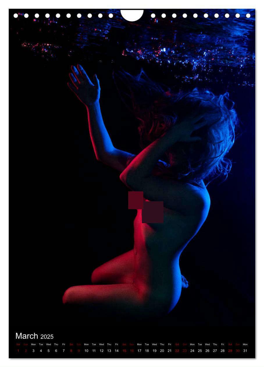 Bild: 9781325973224 | Underwater Erotic Shapes (Wall Calendar 2025 DIN A4 portrait),...