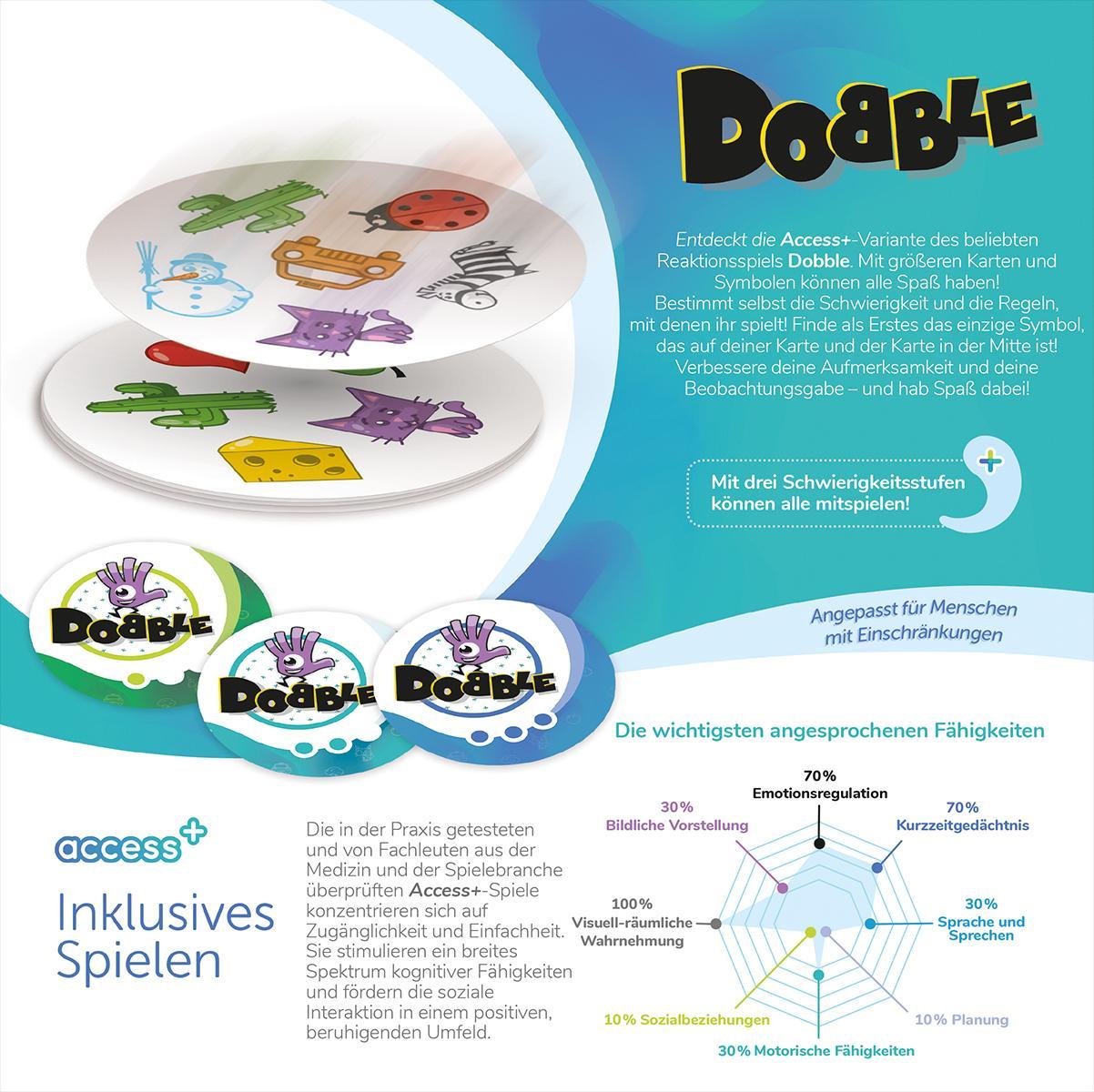 Bild: 3558380115212 | Dobble Access+ | Denis Blanchot (u. a.) | Spiel | ACCD0002 | Deutsch