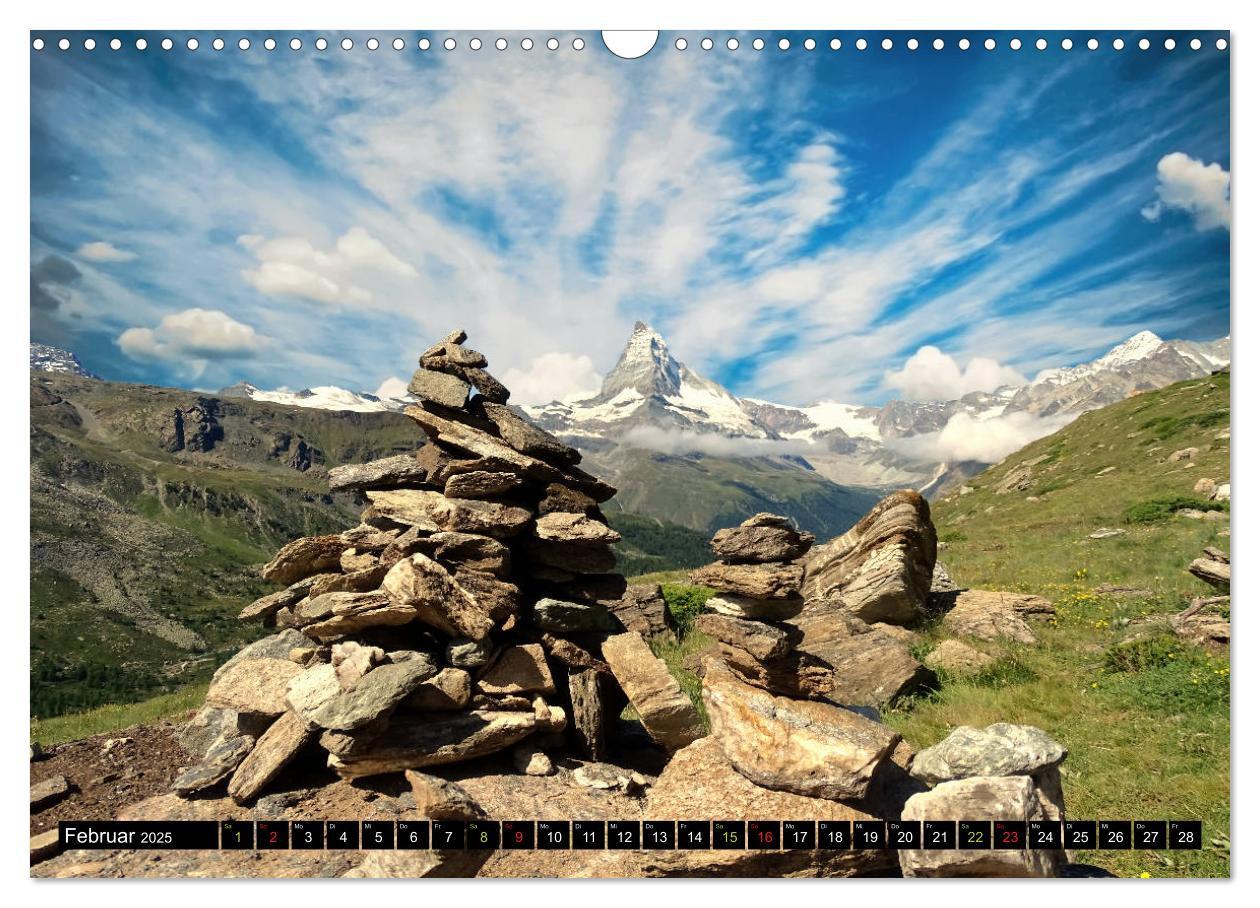 Bild: 9783435213931 | Und ewig lockt das Matterhorn (Wandkalender 2025 DIN A3 quer),...