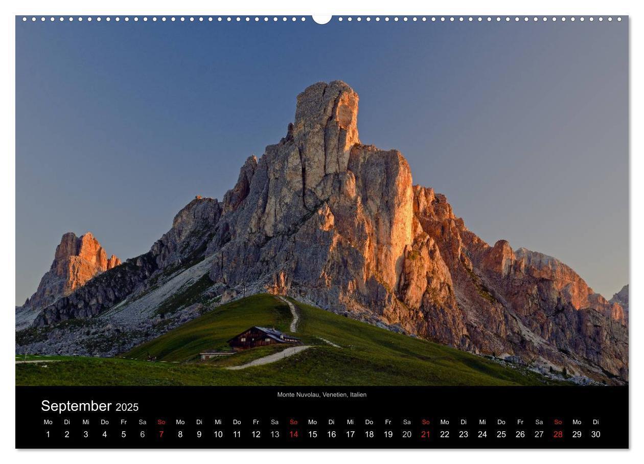 Bild: 9783435649068 | Alpen (Wandkalender 2025 DIN A2 quer), CALVENDO Monatskalender | 2025