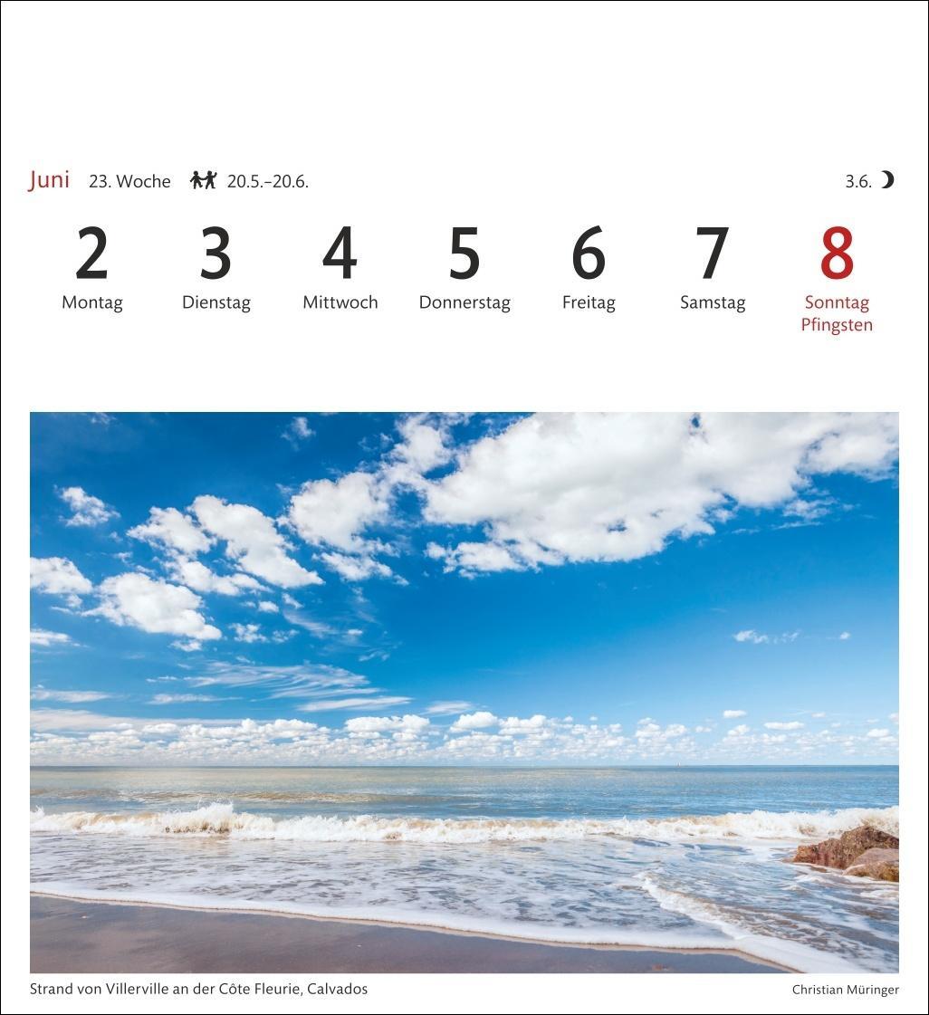 Bild: 9783840034794 | Bretagne &amp; Normandie Sehnsuchtskalender 2025 - Wochenkalender mit...