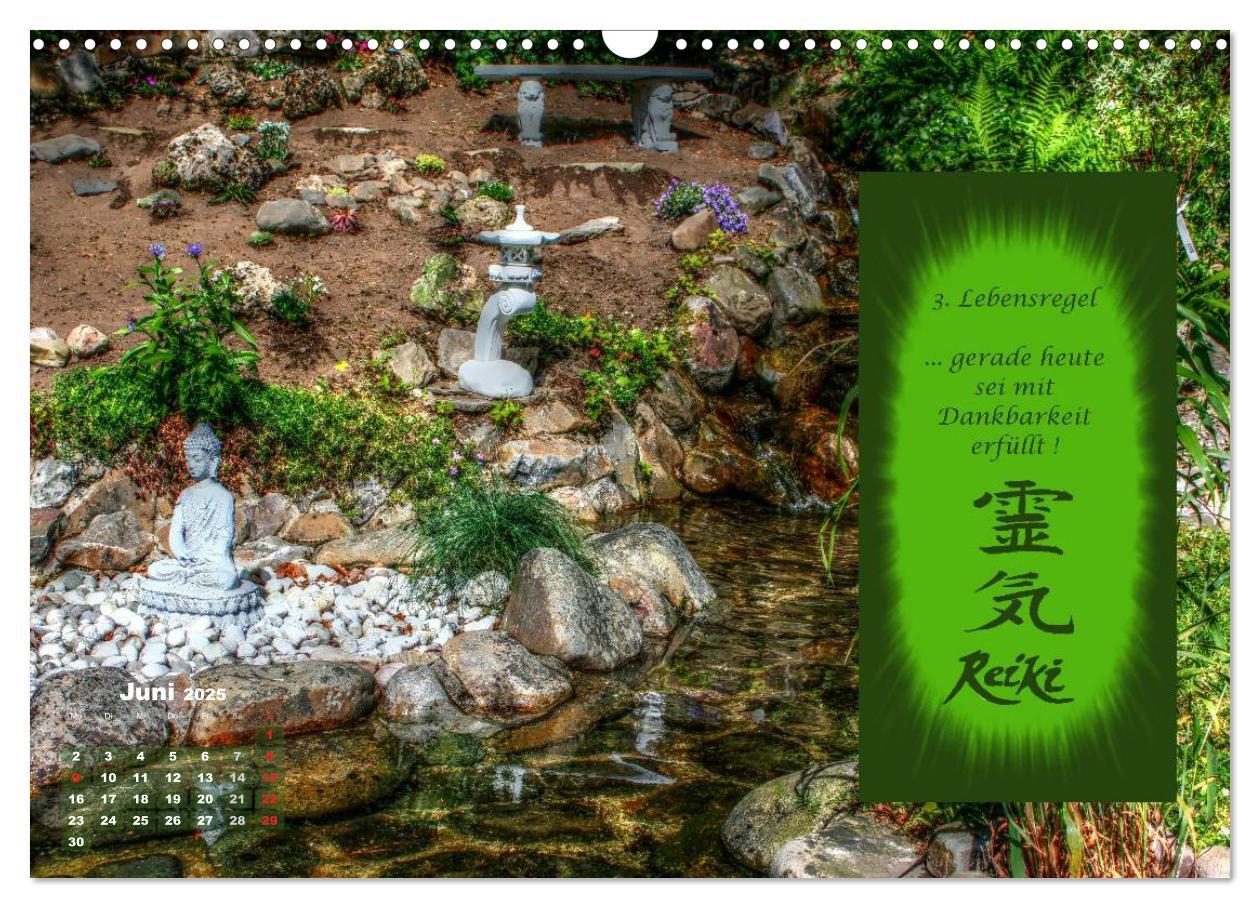 Bild: 9783435602254 | REIKI - Chakrameditation (Wandkalender 2025 DIN A3 quer), CALVENDO...