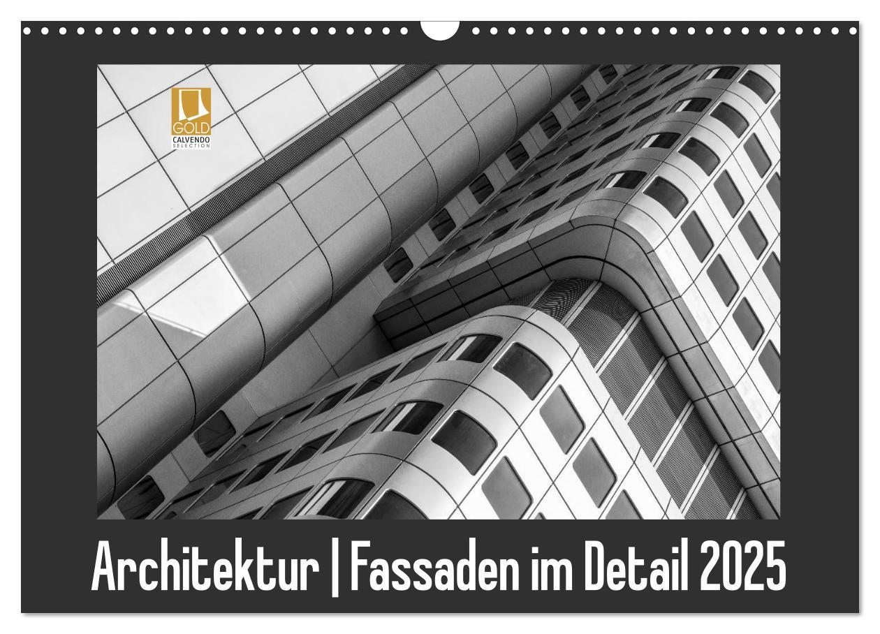 Cover: 9783435556854 | Architektur - Fassaden im Detail 2025 (Wandkalender 2025 DIN A3...