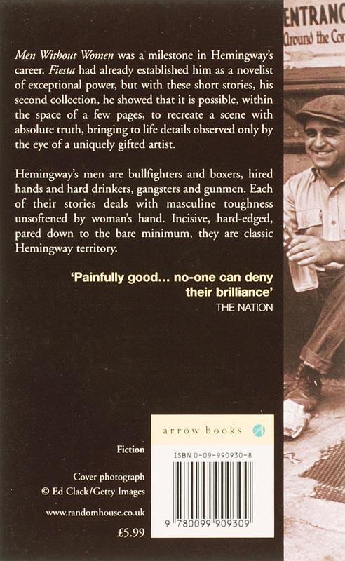 Rückseite: 9780099909309 | Men Without Women | Ernest Hemingway | Taschenbuch | 132 S. | Englisch