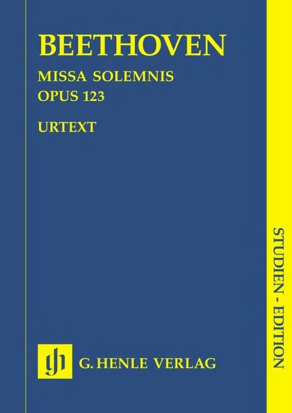 Cover: 9790201895444 | Ludwig van Beethoven - Missa solemnis D-dur op. 123 | Norbert Gertsch