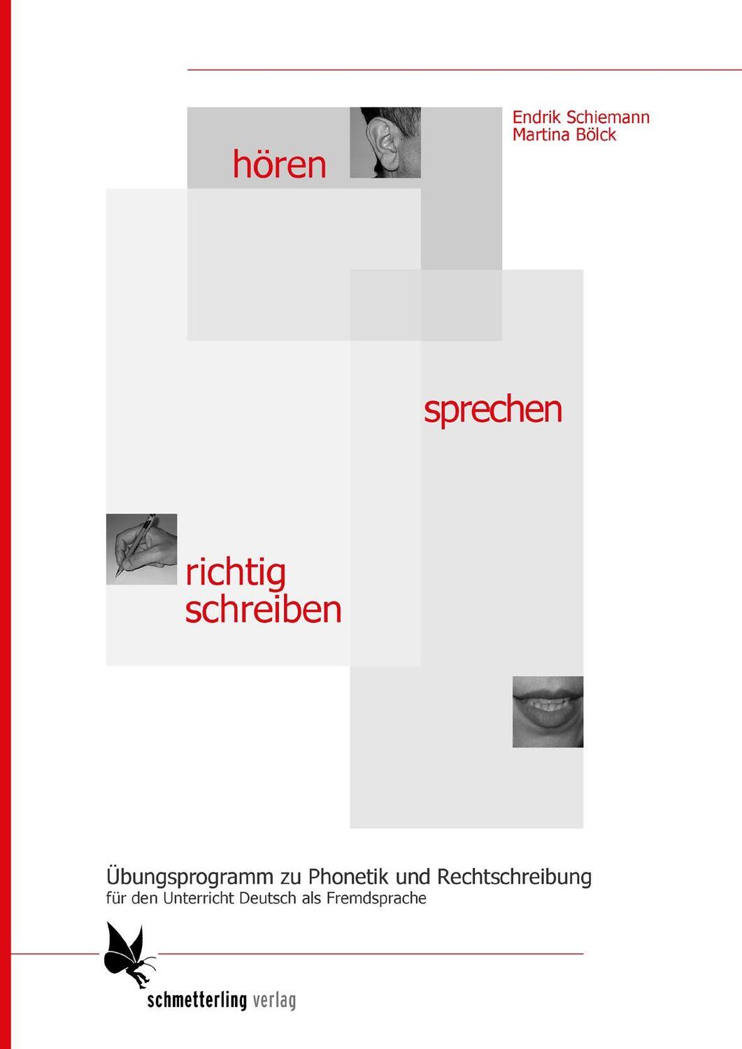 Cover: 9783896578051 | hören - sprechen - richtig schreiben. Kursbuch- und Arbeitsbuch | Buch