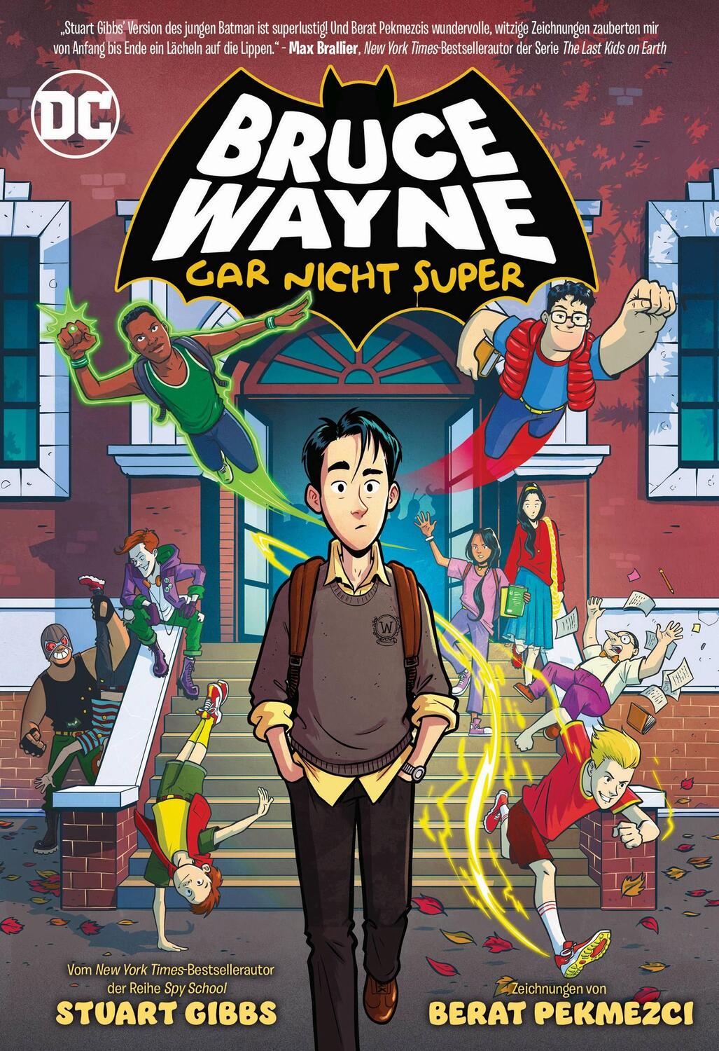 Cover: 9783741637483 | Bruce Wayne: Gar nicht super | Stuart Gibbs (u. a.) | Taschenbuch