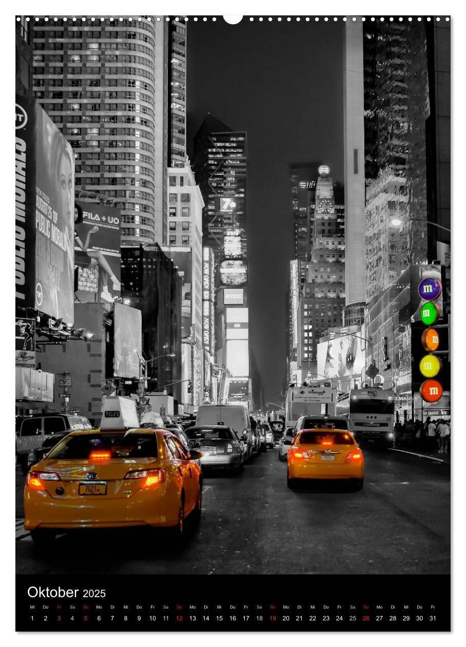 Bild: 9783457028582 | New York Colorkey (Wandkalender 2025 DIN A2 hoch), CALVENDO...