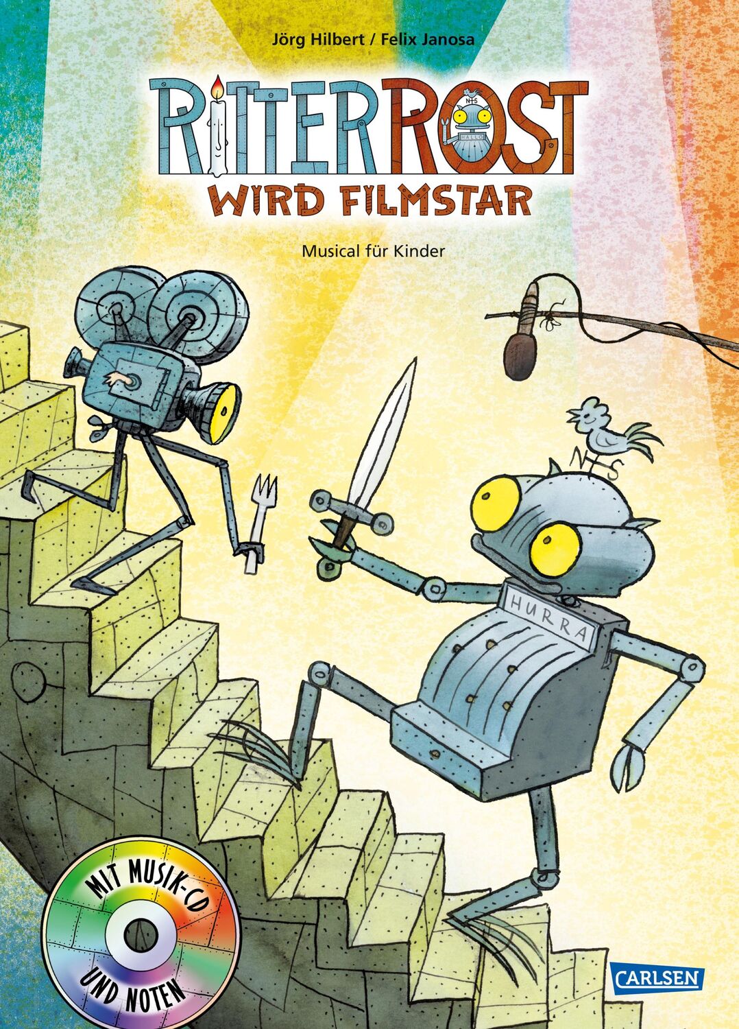 Cover: 9783219118438 | Ritter Rost 13: Ritter Rost wird Filmstar | Buch mit CD | Jörg Hilbert