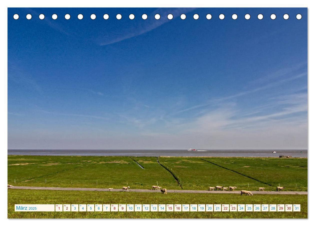 Bild: 9783435427871 | Cuxhaven, Landschaften zwischen Küste und Heide (Tischkalender 2025...