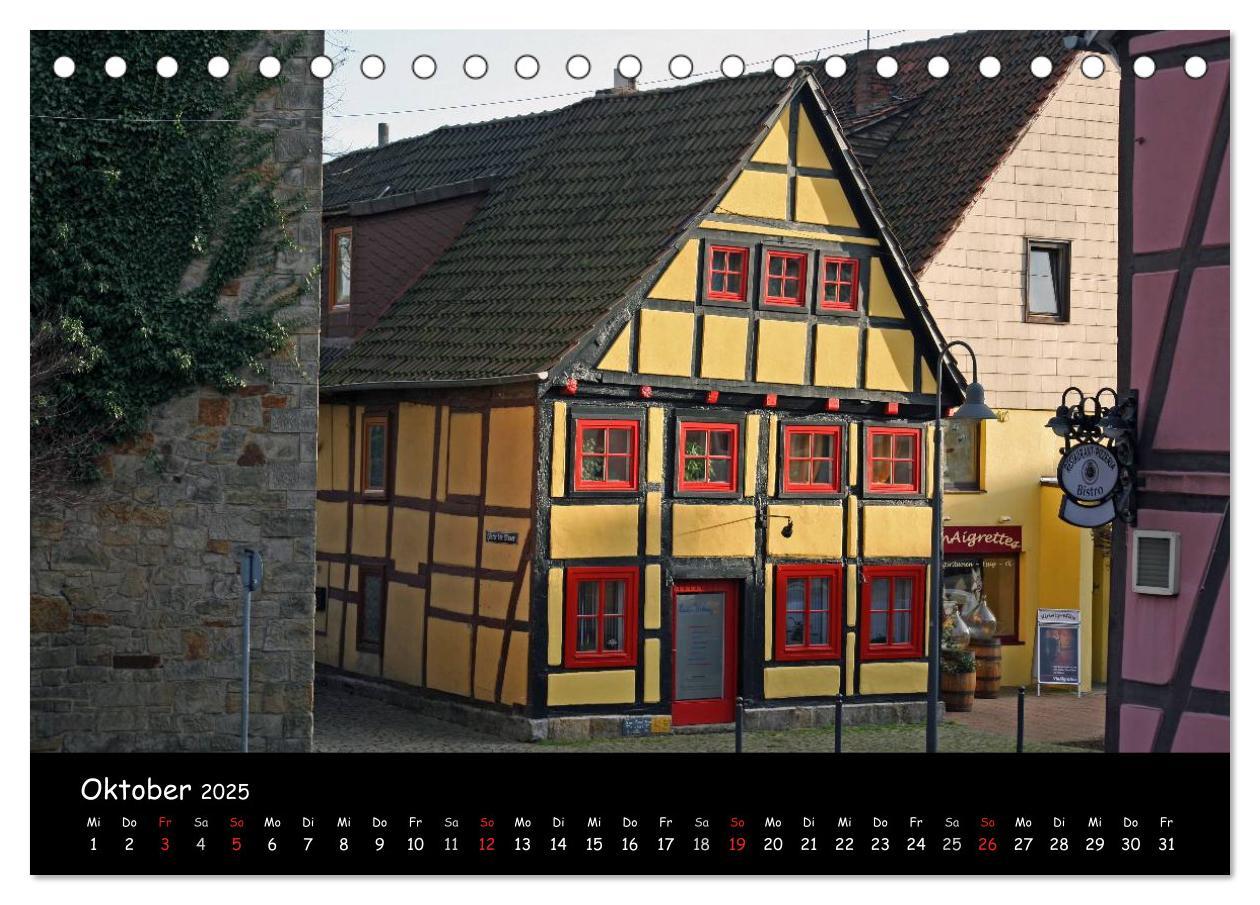 Bild: 9783435834662 | Rinteln (Tischkalender 2025 DIN A5 quer), CALVENDO Monatskalender