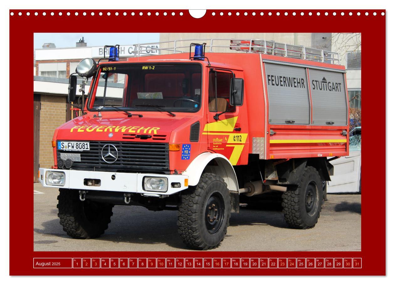 Bild: 9783457225417 | Unimog bei der Feuerwehr (Wandkalender 2025 DIN A3 quer), CALVENDO...