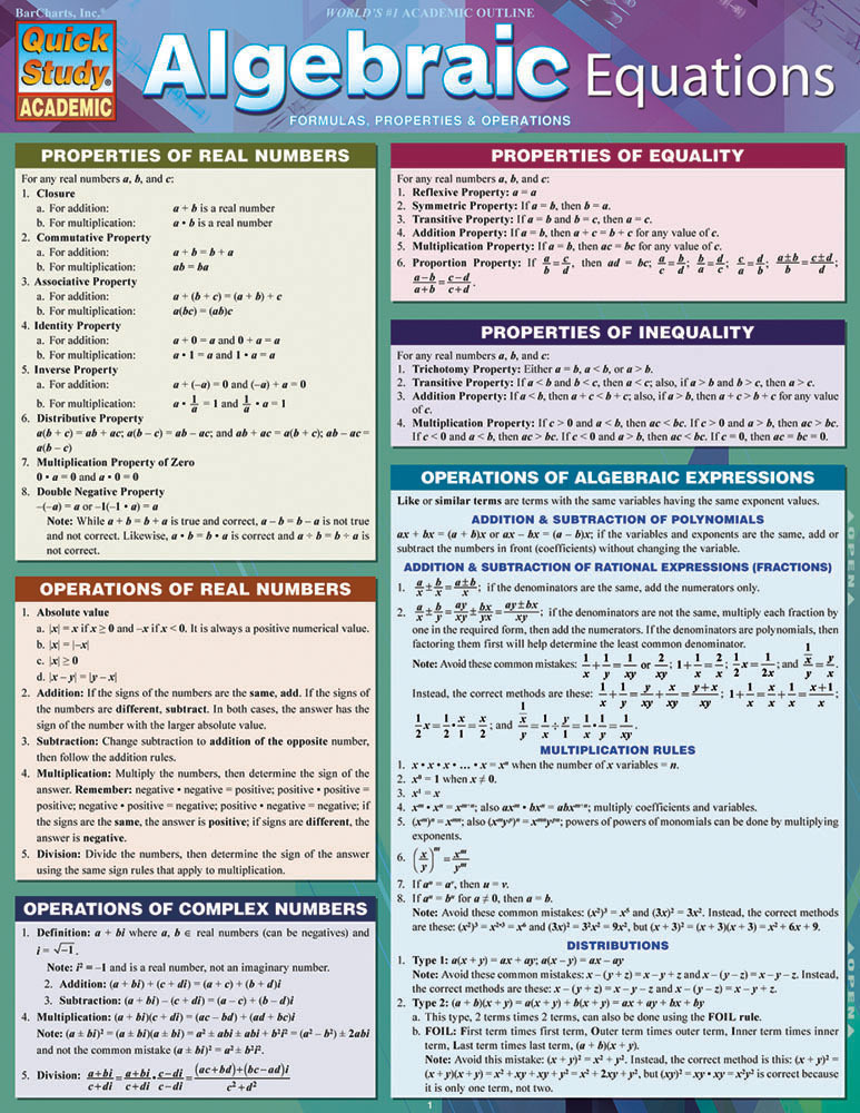 Cover: 9781423222668 | Algebraic Equations | Kizlik | Broschüre | Pamphlet | Englisch | 2024