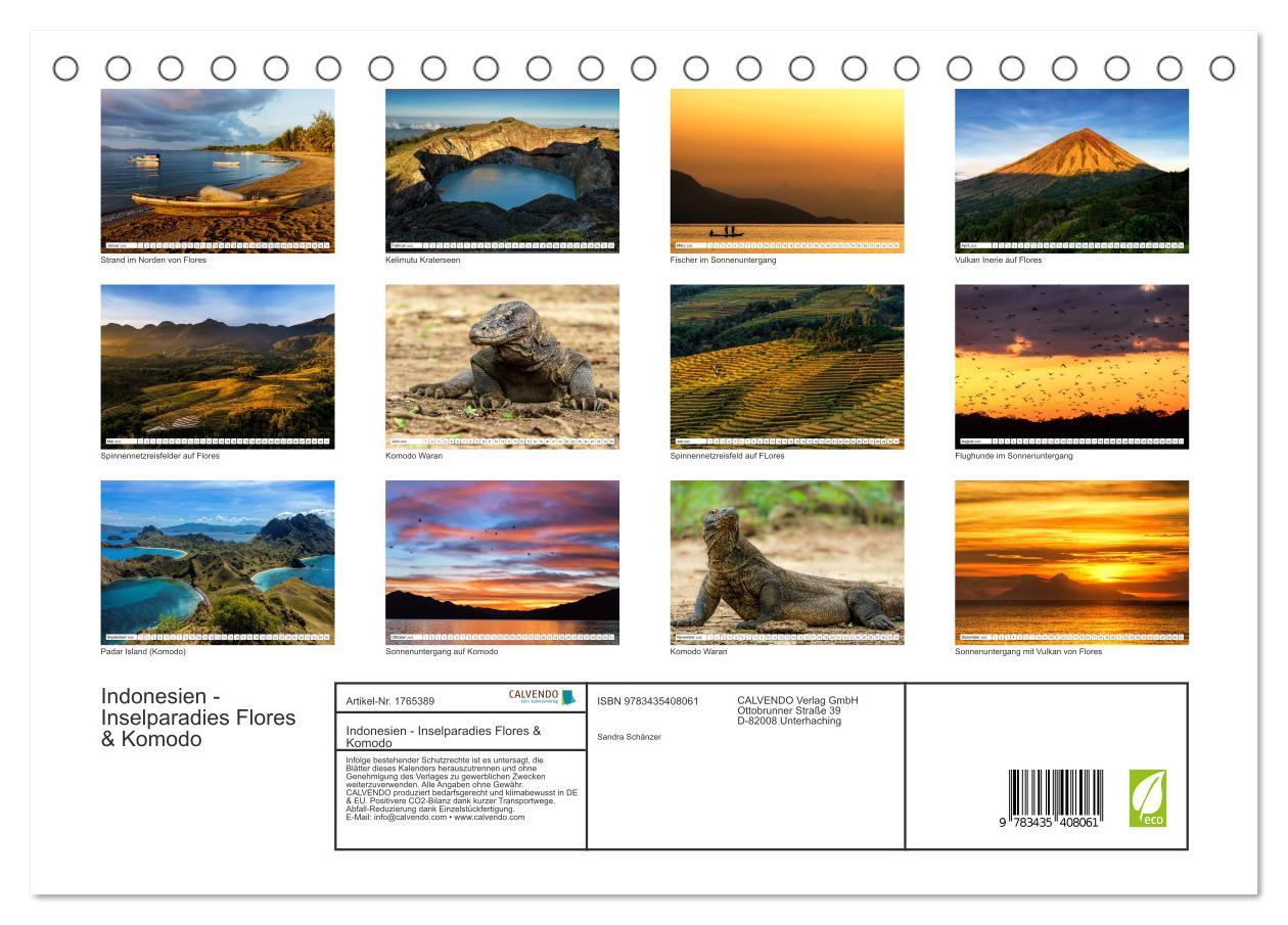 Bild: 9783435408061 | Indonesien - Inselparadies Flores &amp; Komodo (Tischkalender 2025 DIN...