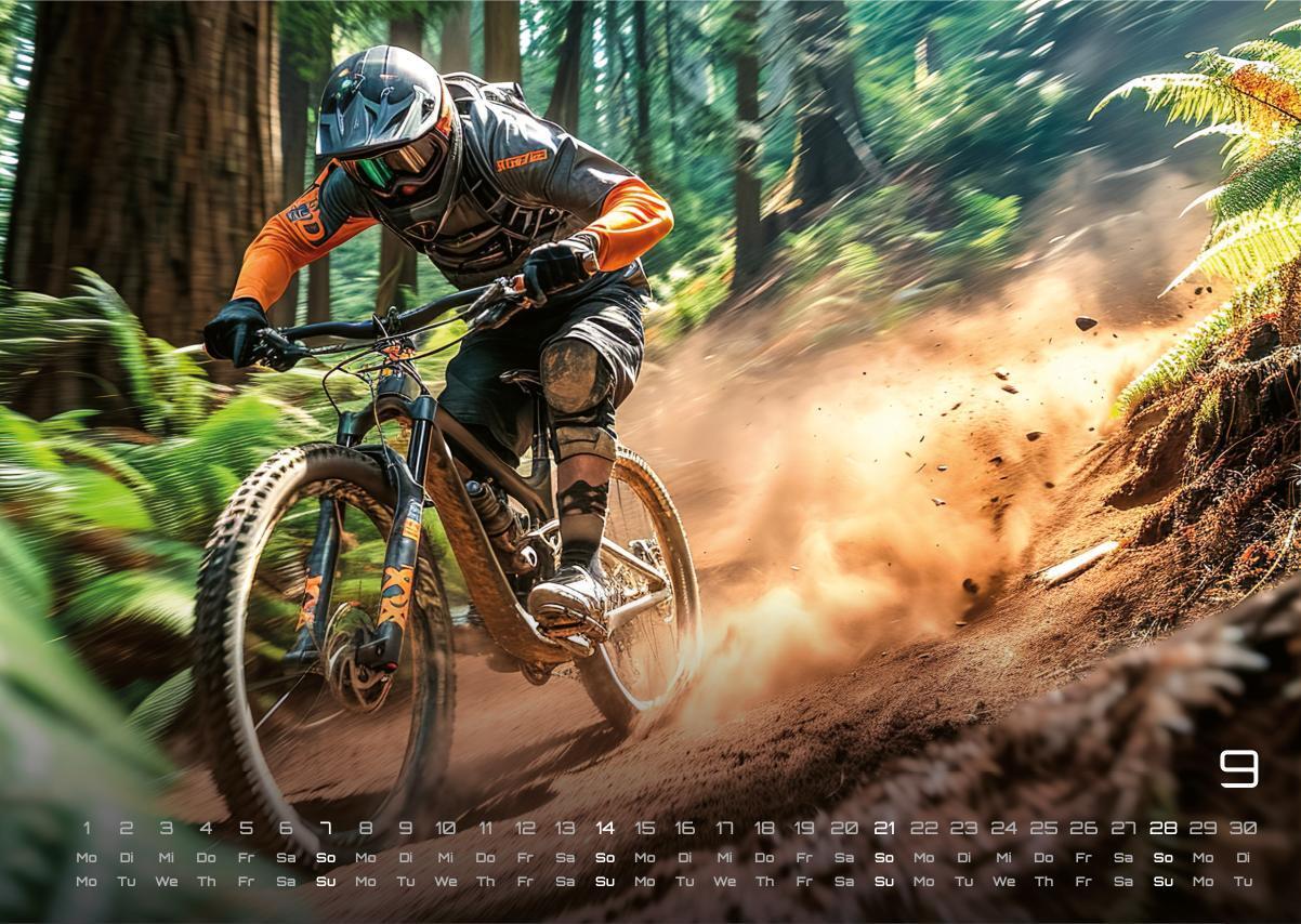 Bild: 9783986734138 | MTB Mountainbike - 2025 - Kalender DIN A3 | GP-Fever.de | Kalender