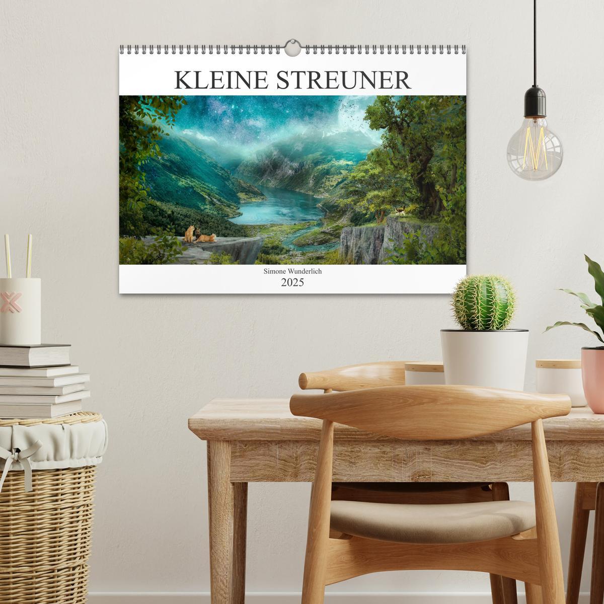 Bild: 9783435090716 | Kleine Streuner (Wandkalender 2025 DIN A3 quer), CALVENDO...